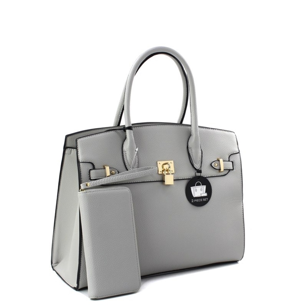 Grey Handbag and Wallet Combo 🤍🤍